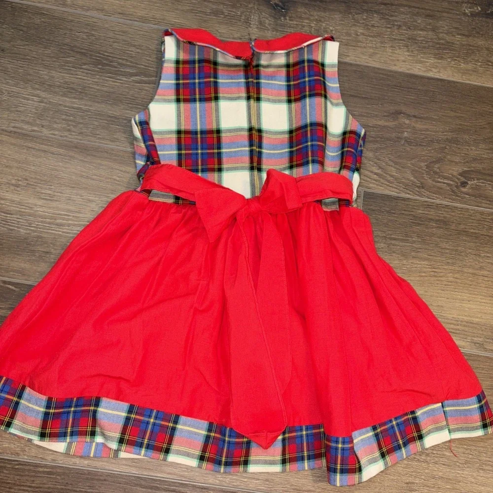 Sikaffy‎ Plaid Peppa Pig Dresss Size 4